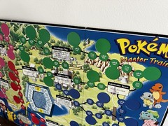 1999 Pokémon Master Trainer Board Game Milton Bradley Incomplete See Description