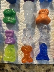 Vintage Gogo’s Crazy Bones Huge Mixed Lot Figures Gogo Toys Go Go Rare Glitter
