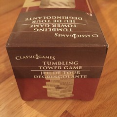 Classic Games Tumbling Tower Game 72pc Wooden Stacking Blocks Factory Sealed NIB