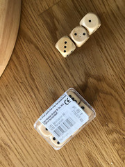 Dice Plate #30cm Natural Games
