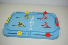 Vintage 1970 Ideal Toy Corp. Sure Shot Hockey Table Top Marble Game
