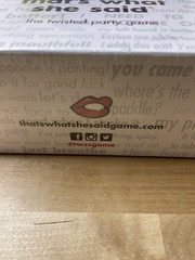 That’s What She Said The Party Game of Twisted Innuendos Board Game – New Sealed