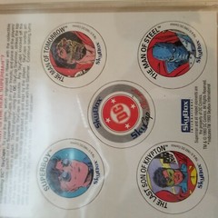 1993 Skybox limited Edition Team Cards & Skycaps (Pogs)Return of Superman Sealed