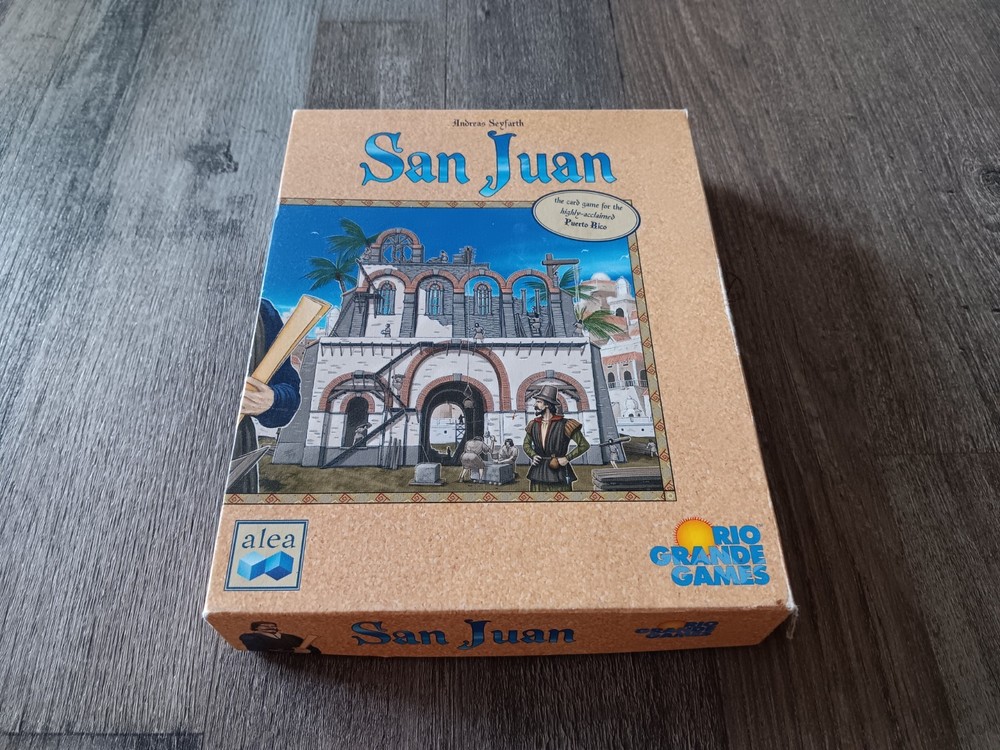 San Juan Card/Board Game 2004 Rio Grande Games Andreas Seyfarth Alea No Rulebook