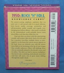 Pomegranate Don Root 1950s Rock n Roll Quiz Deck Knowledge Cards Complete