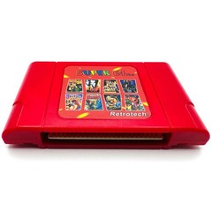 Retrotech Super 64 Plus 340 In 1 Multi Game Cartridge For Nintendo N64 Video …