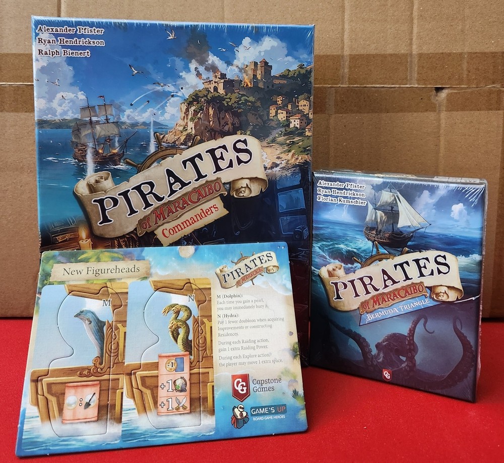 Pirates of Maracaibo Game Bundle: Commanders & Bermuda Triangle w/ Promo NIS