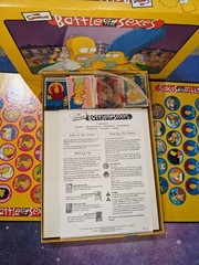 University Games Battle of the Sexes Simpsons Board Game Vintage EUC