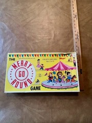 Vintage The “MERRY-GO-ROUND” Board Game The Jessup Paper Box Co. Tee Pee Toys