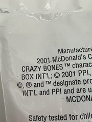 Gogo’s Crazy Bones – New Zealand Variant – Sealed McDonald’s Monster Bones Pack