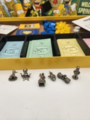 The SIMPSONS Monopoly “Welcome To Springfield” Board Game 2001 100% Complete