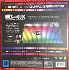 Hues and Cues Board Game Guessing Game Of Colors And Clues Party Game New Sealed