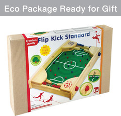 Flipkick Wooden Tabletop Soccer Game – Fun Indoor Sport for Kids & Family