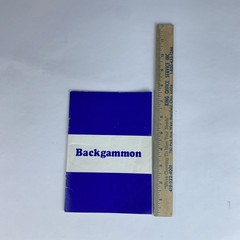 Vintage Backgammon Instruction Manual English French 7.5×5.5 1970s/80s