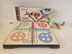 Ludo Kidami Travel Board Game Set, Folding Design Magnetic NEW