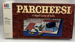 Vintage 1989 Parcheesi Royal Game of India Milton Bradley Complete Wooden