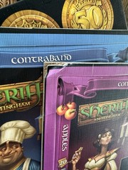 Arcane Wonders Sheriff of Nottingham Board Game 2014, New Complete Open Box