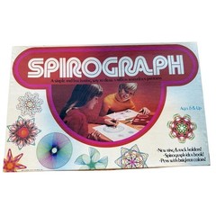 Vintage 1974 Spirograph No 401 Kenner Drawing Set Retro Geometric Art Toy