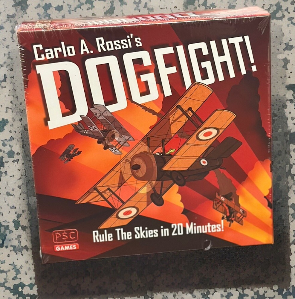Dogfight! Carlo A Rossi PSC Board Game Rule The Skies in 20 Minutes NEW SEALED