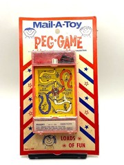 Vintage New Sealed Mail-A-Toy Peg Game Snakepit F.J.T. 1954 #401 Travel Game USA