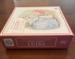 Peter Rabbit Ludo Board Traditional Game Company Wood Pieces Beatrix Potter 2004