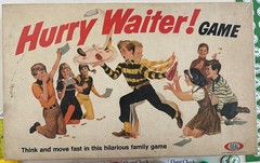 Vintage 1969 Ideal Hurry Waiter! Game for 3 – 6 players Boxed and Complete