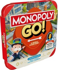 Monopoly GO! Board Game Inspired by Mobile Game Family Travel Game Ages 8+