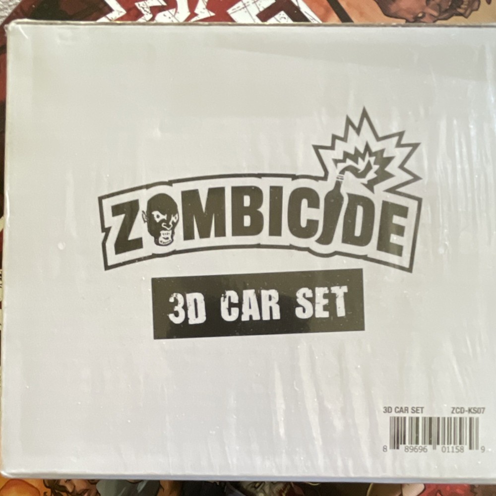 Zombicide 3D Car Set Extension Pack, 3D Components, Horror/Monster, 14+