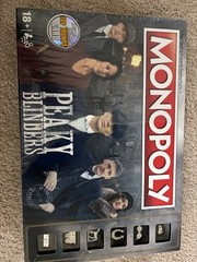 NEW Hasbro Monopoly Board Game Peaky Blinders Edition (some plastic ripped)