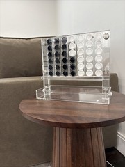Connect Four Acrylic Table Top Luxurious Game Perfect For Coffee Table Decor