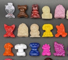 Lot of 76 Classic Gogo’s Crazy Bones Damaged Mixed Series Play Lot