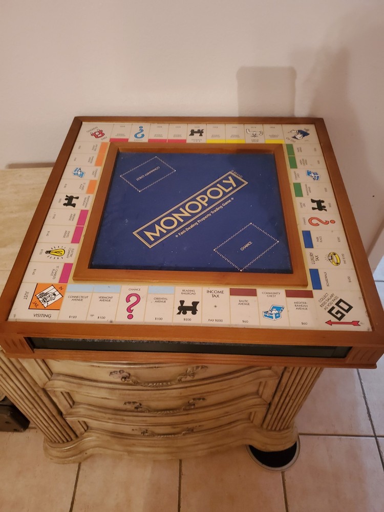 Monopoly Luxury Edition Maple Wooden Collectible Game Board *New Open Box