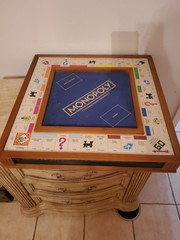 Monopoly Luxury Edition Maple Wooden Collectible Game Board *New Open Box