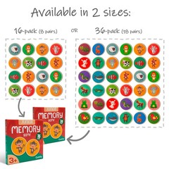 Montessori-Inspired Wooden Matching Game for Toddlers 2-4 Years – Durable, Sc…