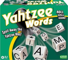 Yahtzee Words Family Word Game Version of with Dice Cup 2 or More Players Ages 8