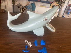Vintage 1975 The Game of Jaws Shark Ideal Toy Co. Universal Original Parts Rare