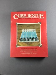 Cube Route Dice Game Vantage Point 1975 Felt Board Jumbo Dice Vintage