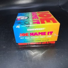 Sealed Joe Name It Party Game Gamewright Ages 12 & Up 2+ Players Die & Cards NIB