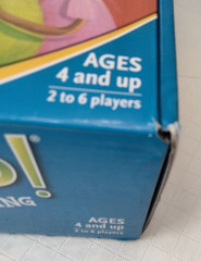 Zingo! Bingo with a Zing Thinkfun ages 4+ 2-6 plyrs ’09 complete box has damage