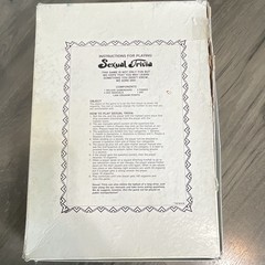 Sexual Trivia Vintage Adult Board Game Complete Set w/ Box Manual Booklets