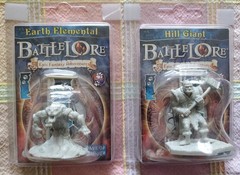 BattleLore Earth Elemental AND Hill Giant – New, unopened – Free shipping