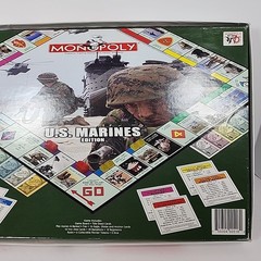 Monopoly U.S. Marines Corps USMC Edition Military Board Game 2005 Hasbro