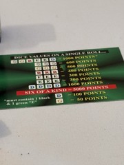 Greed-the hottest game on dice by TDC Games. Complete Except Pencil. Dice Game