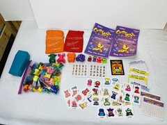 HUGE Lot 102 Gogo’s Crazy Bones Collection Figures Stickers Cards Aliens Glitter