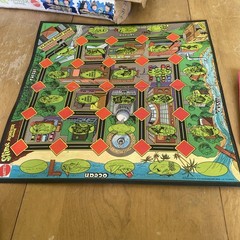 Rare Vintage Slime Monster Game 2387 Mattel 1977 Board Game Toy Read