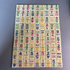 UNO Dominos Complete 81 Piece Replacement Domino Lot – 1986 Edition