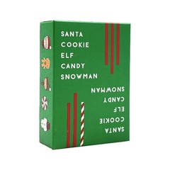 Christmas Card Games for Santa Cookie Elf Candy Snowman Card Game Board Game ET