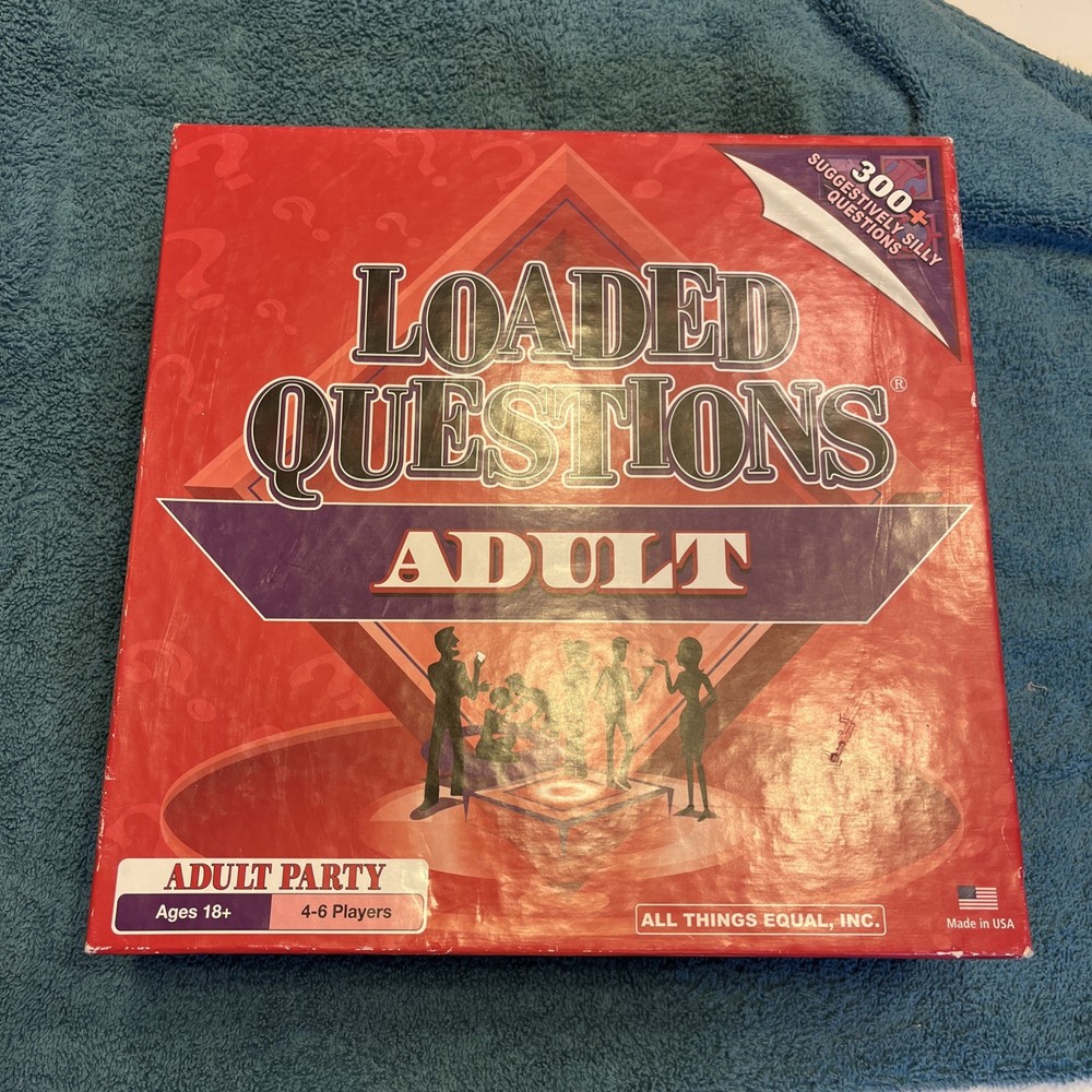 LOADED QUESTIONS Adult Party Game Ages 18+ For 4-6 Players 2012