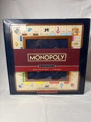 Hasbro Luxury Edition Monopoly Board Game Wood Game Board New