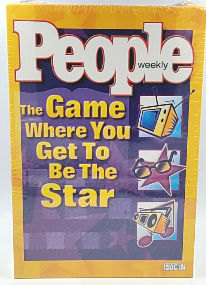 People Magazine Weekly Board Game Ages 12 Years & Up 2002 NEW SEALED 4 Players